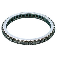 Tiffany & Co. Soleste Full Eternity Diamant Platin Hochzeit Band Ring