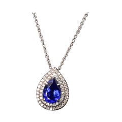 Tiffany Co Soleste Necklace with Tanzanite