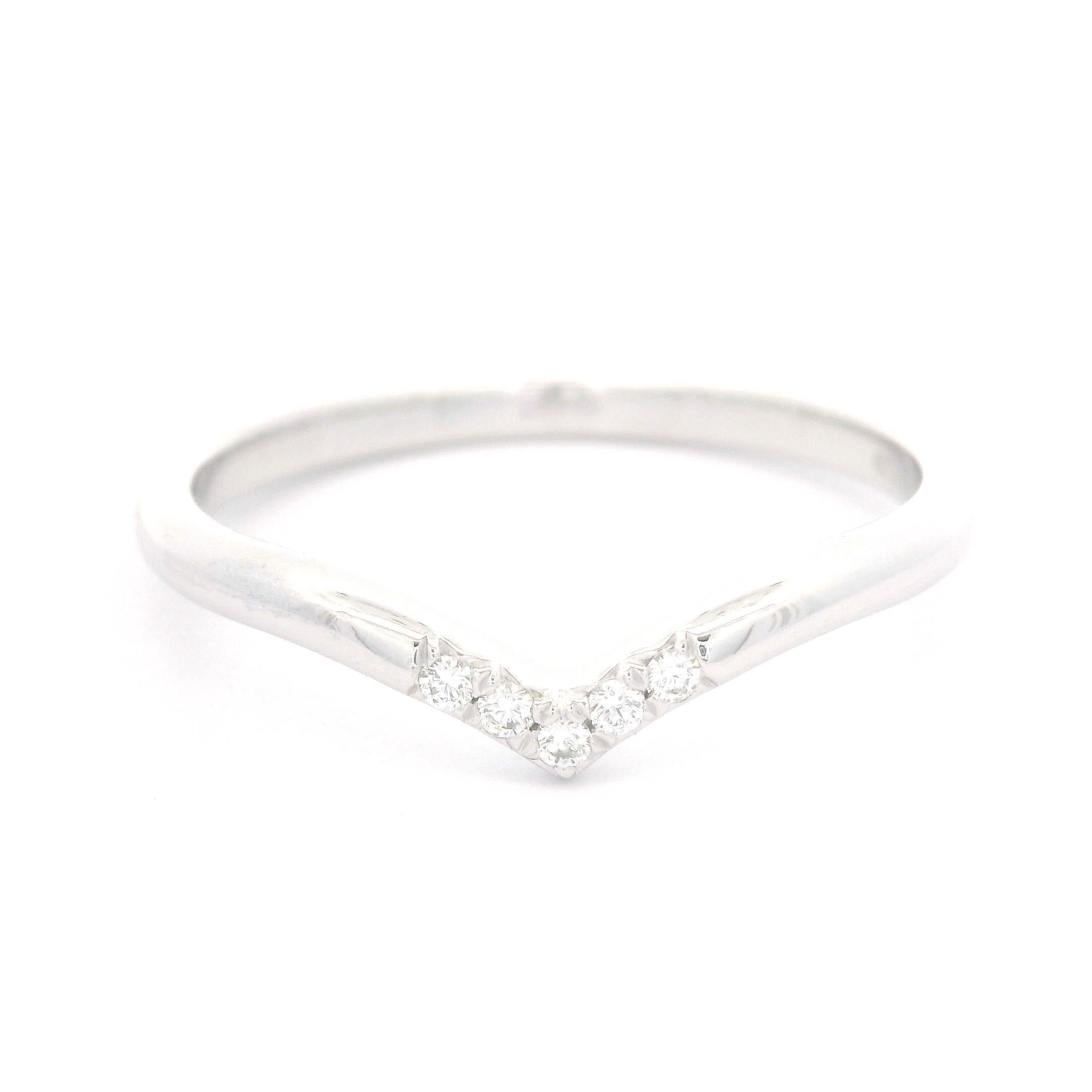 Tiffany & Co. Soleste Platin 0,04ctw 5 Diamant 