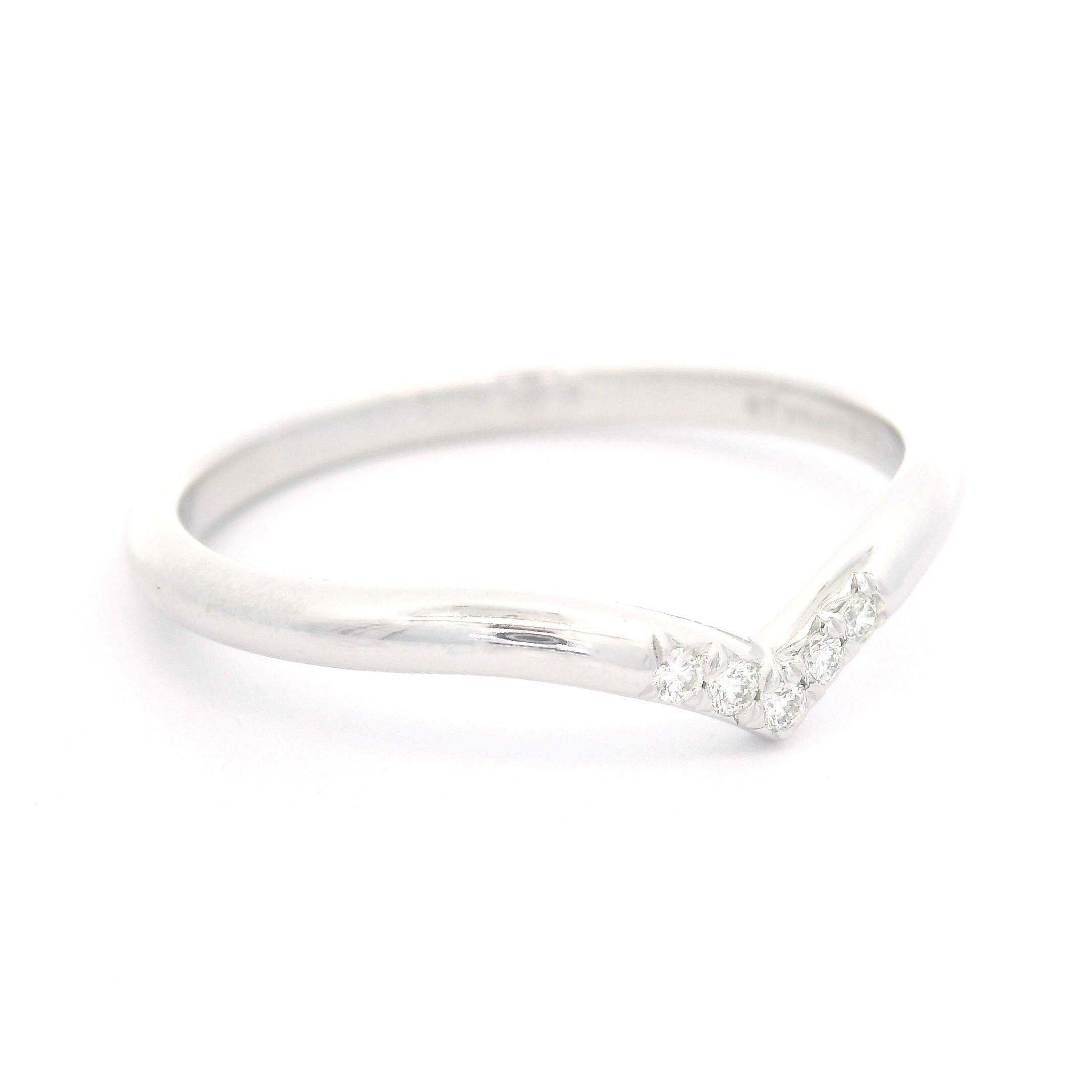 Tiffany & Co. Soleste Platin 0,04ctw 5 Diamant 