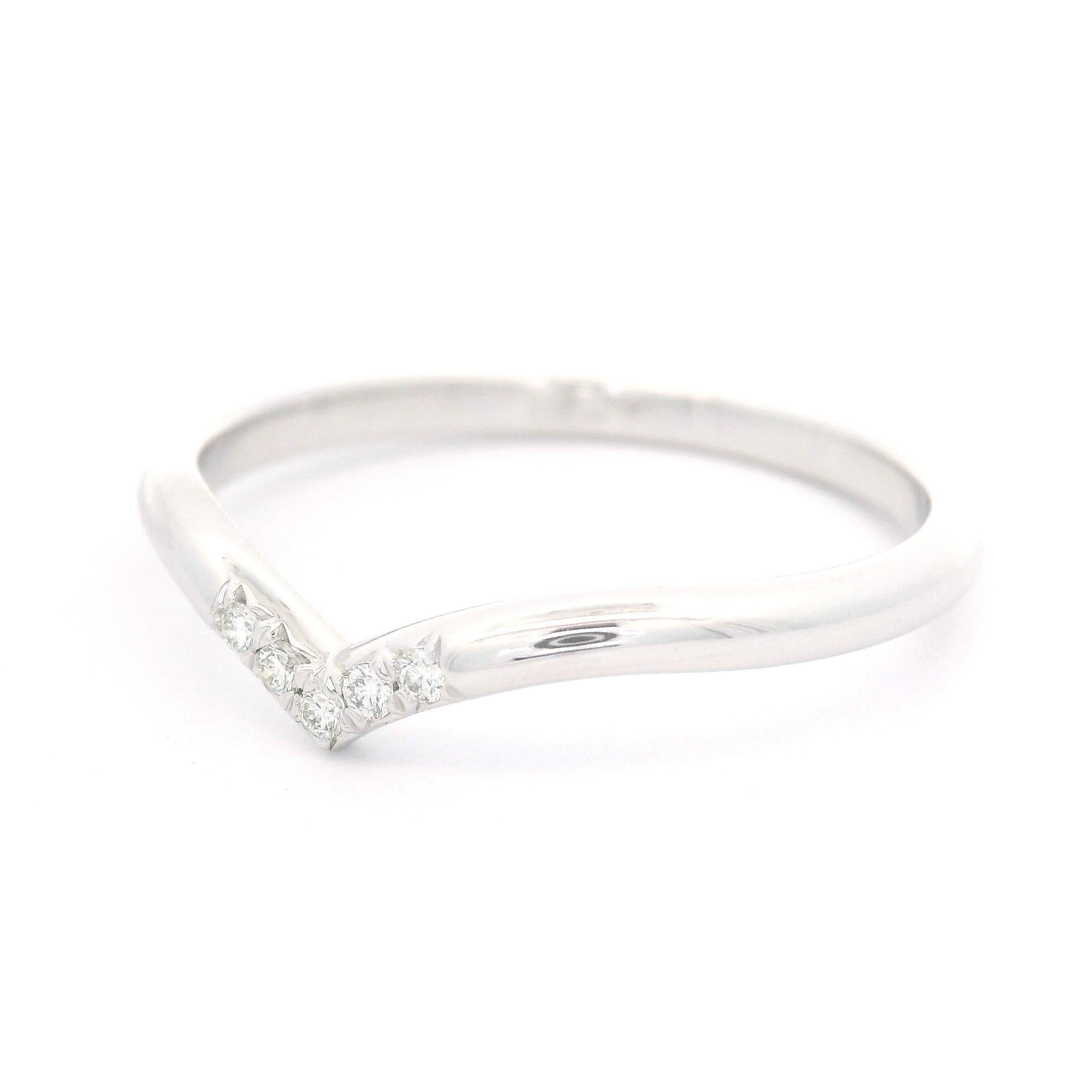 Tiffany & Co. Soleste Platin 0,04ctw 5 Diamant 