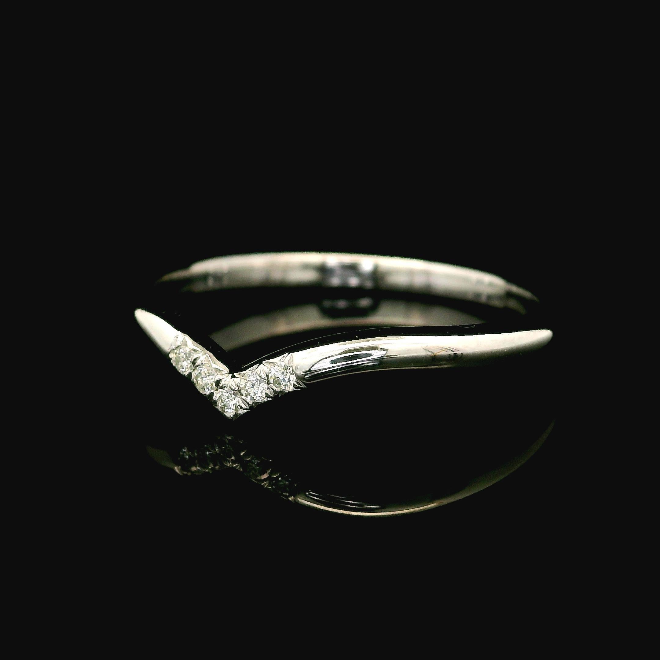 Tiffany & Co. Soleste Platin 0,04ctw 5 Diamant 