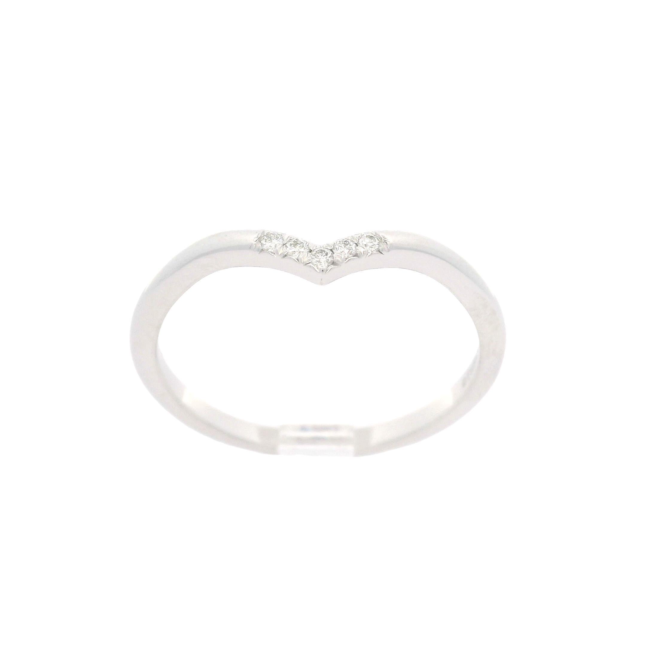 Tiffany & Co. Soleste Platin 0,04ctw 5 Diamant 