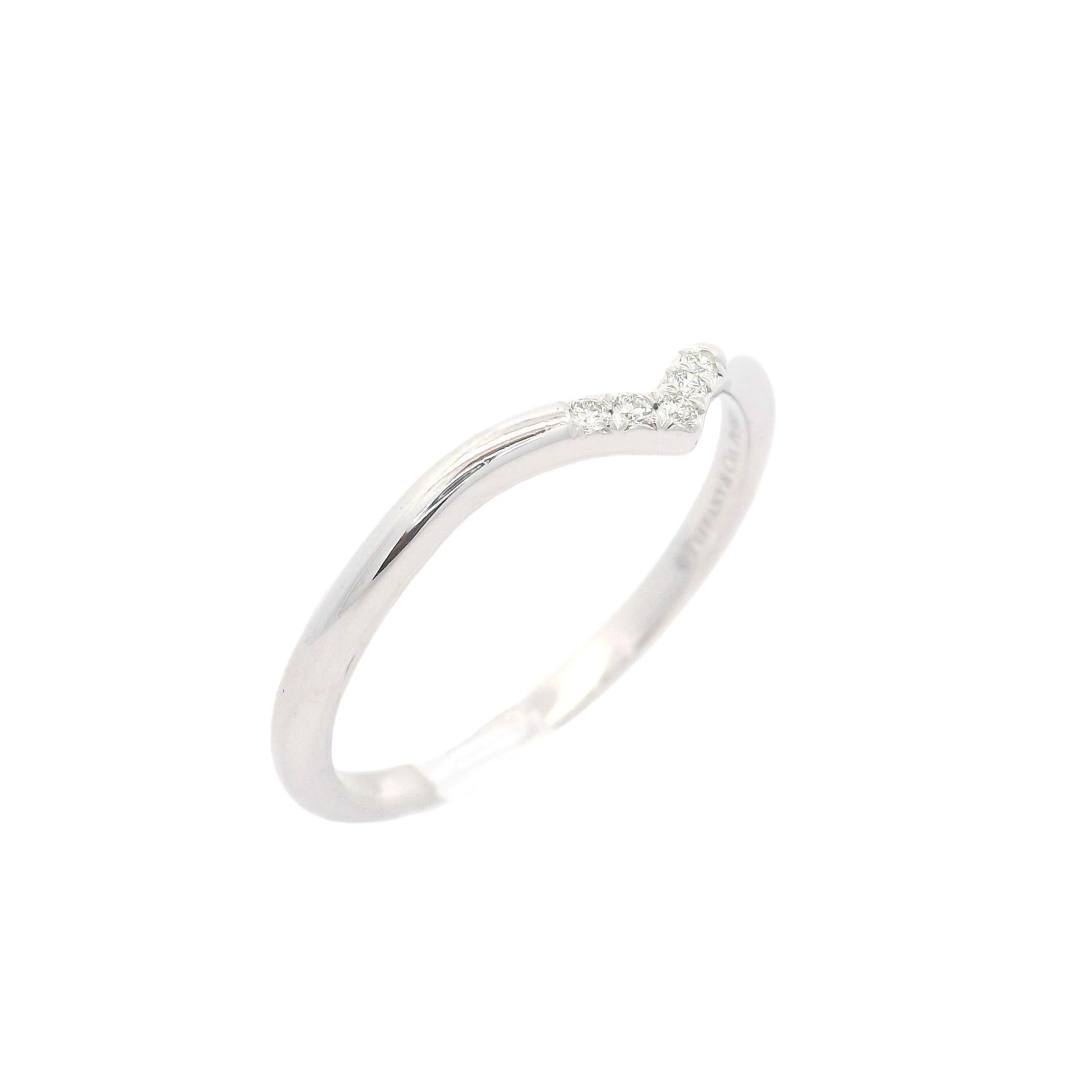 Tiffany & Co. Soleste Platin 0,04ctw 5 Diamant 