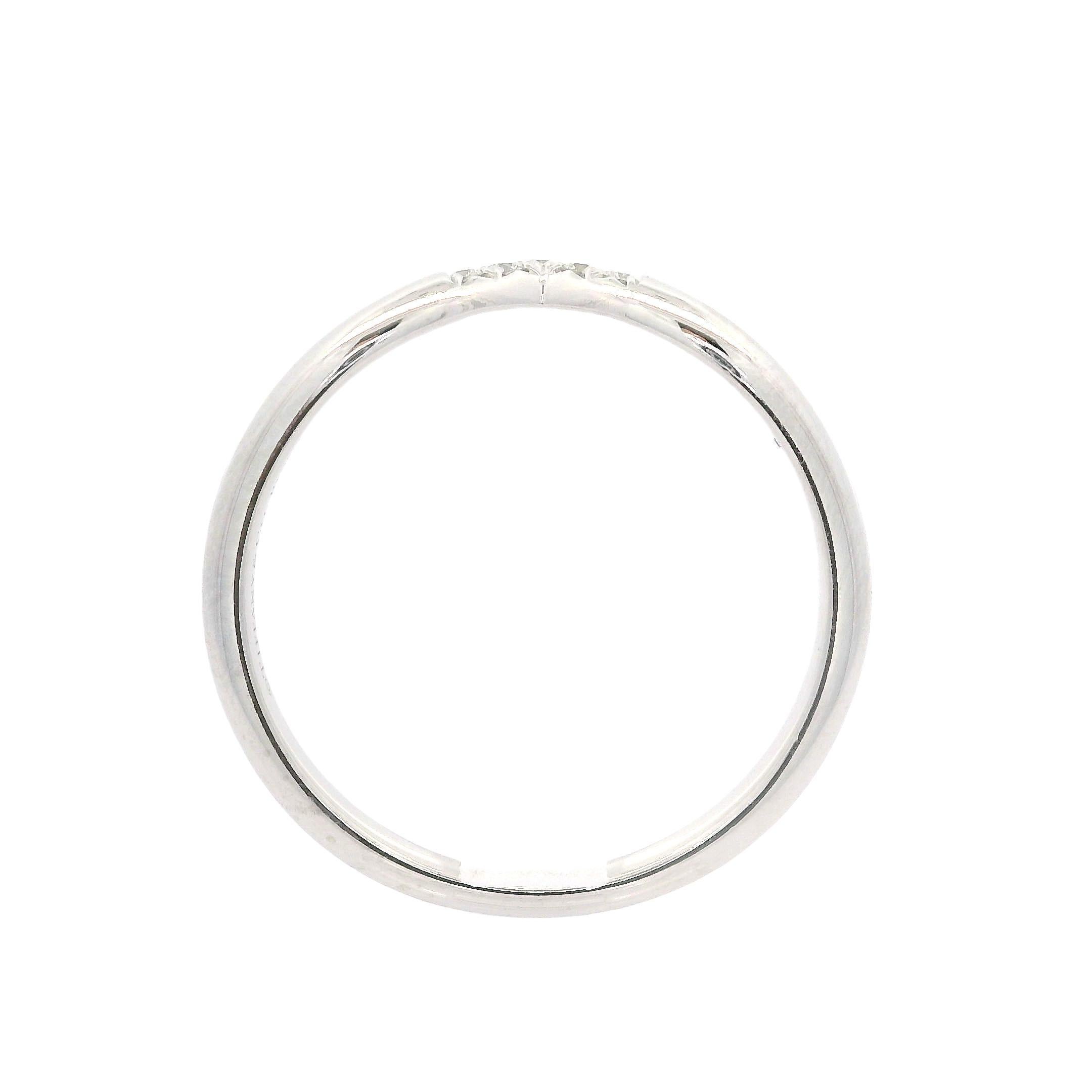 Tiffany & Co. Soleste Platin 0,04ctw 5 Diamant 
