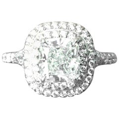 Tiffany & Co. Soleste Platinum and Diamond .95 Carat G VVS2