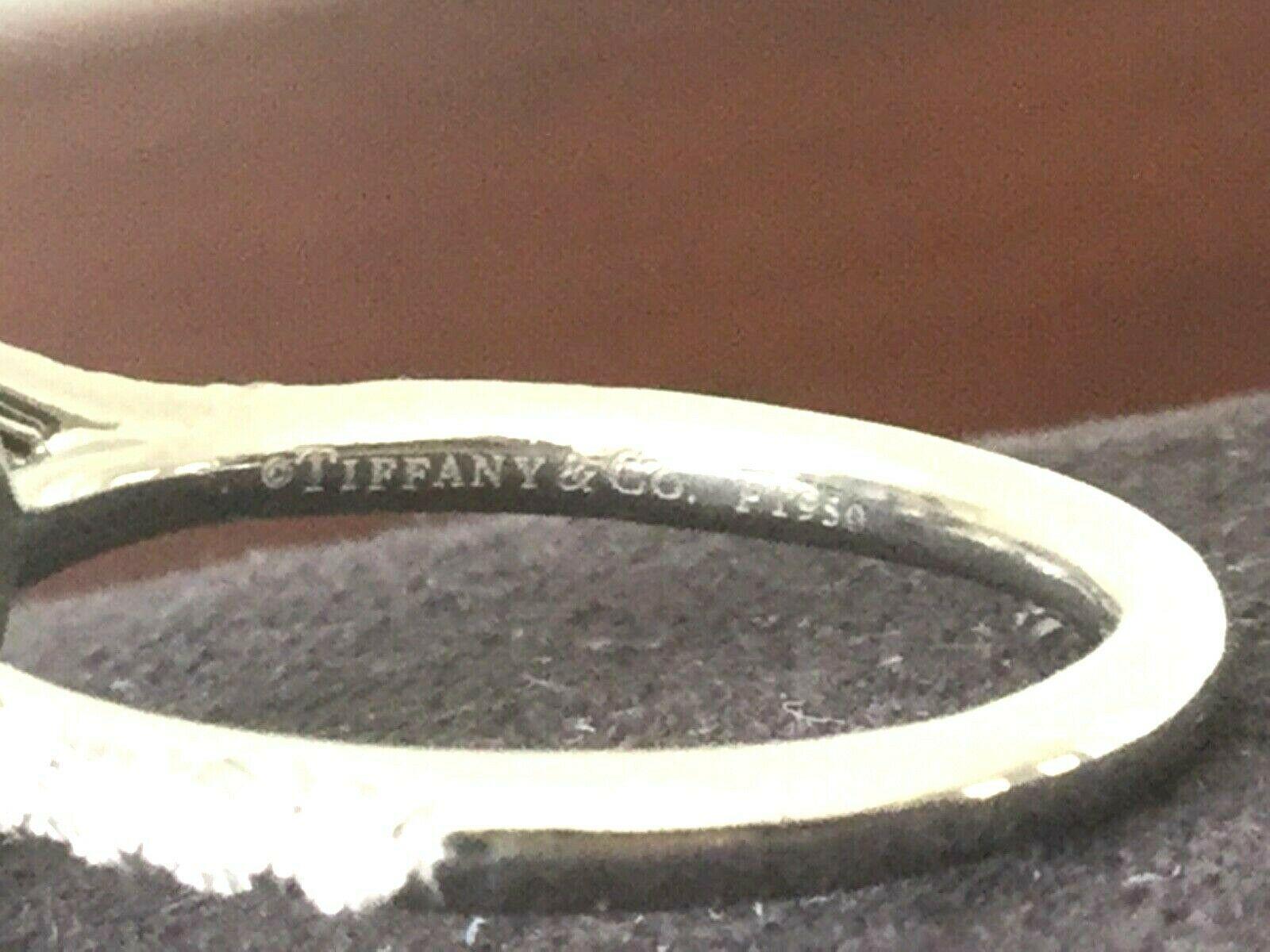 Tiffany & Co. Soleste Platinum and Diamond Engagement Ring 1.26 Carat H VVS1 6