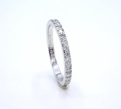 Tiffany & Co. Soleste Platinum Carat Round Diamond Eternity Band Wedding Ring
