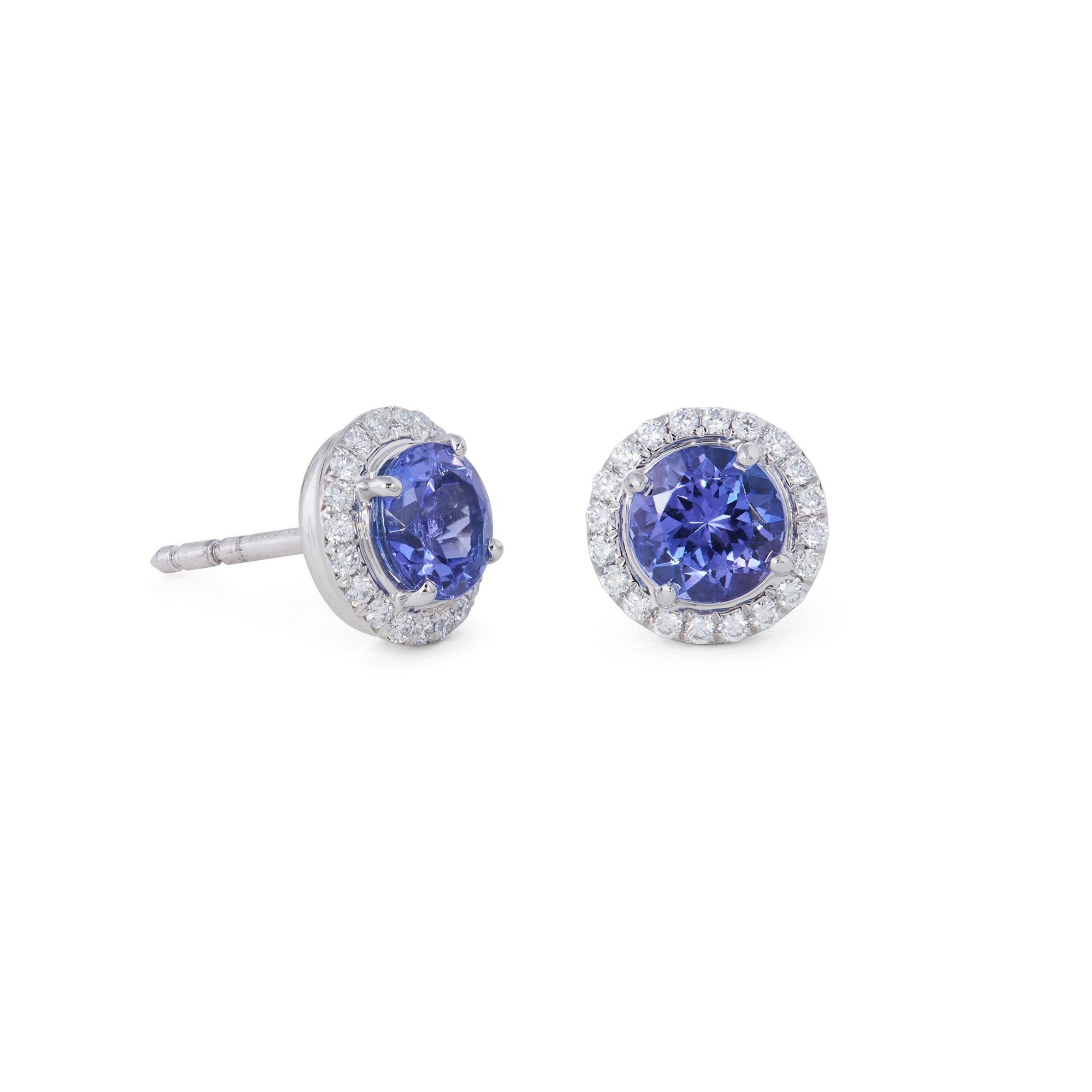 tanzanite earrings tiffany