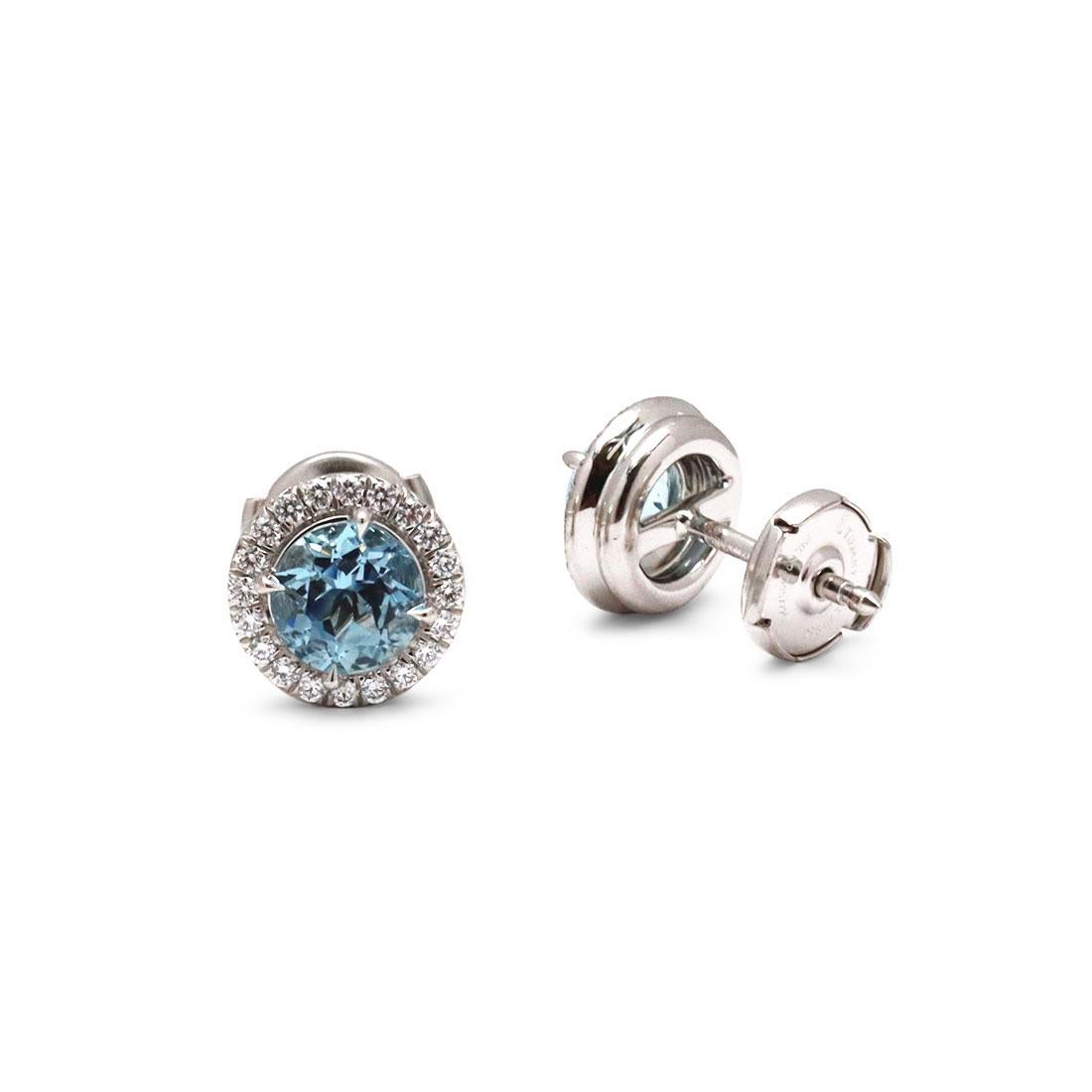 tiffany aquamarine earrings