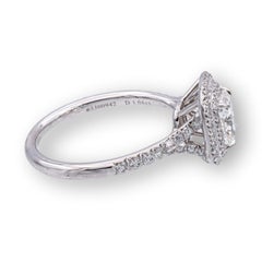 Tiffany & Co. Soleste Platin-Diamant-Verlobungsring 1,40 Karat Tt FVVS2 mit Vlies