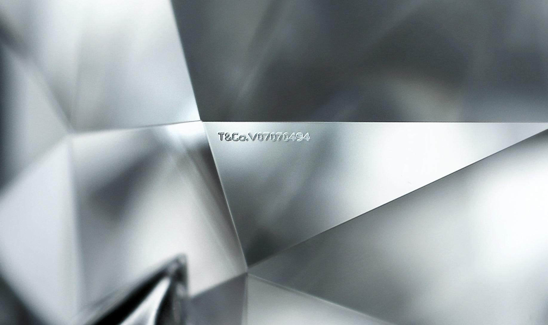 Tiffany & Co. Soleste Platinum Diamond Engagement Ring 1.92 Cts Ttl. IVS1 w/Rec. 4