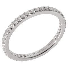 TIFFANY & Co. Soleste Platin Vollkreis Diamantband Ring 6