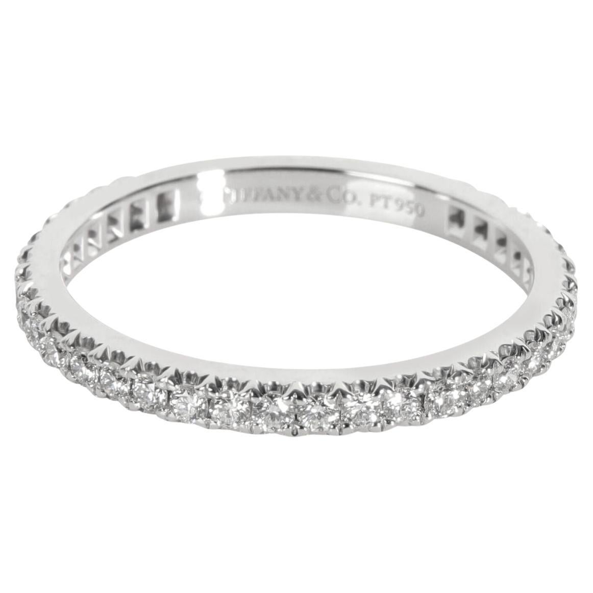 TIFFANY 
Co. Soleste Bague à diamant en platine pour l
éternité 6