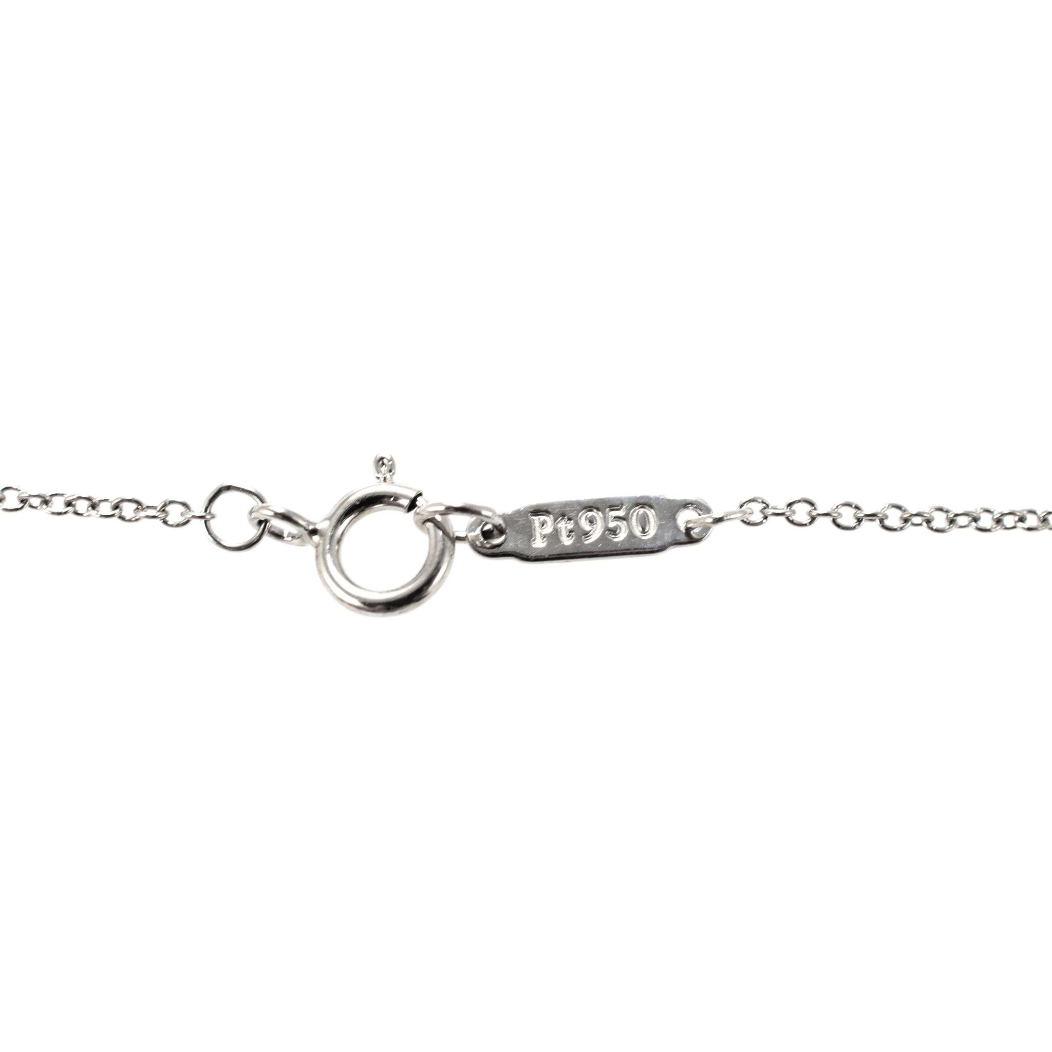 Women's Tiffany & Co. Soleste Platinum Halo Diamond Pendant Necklace For Sale