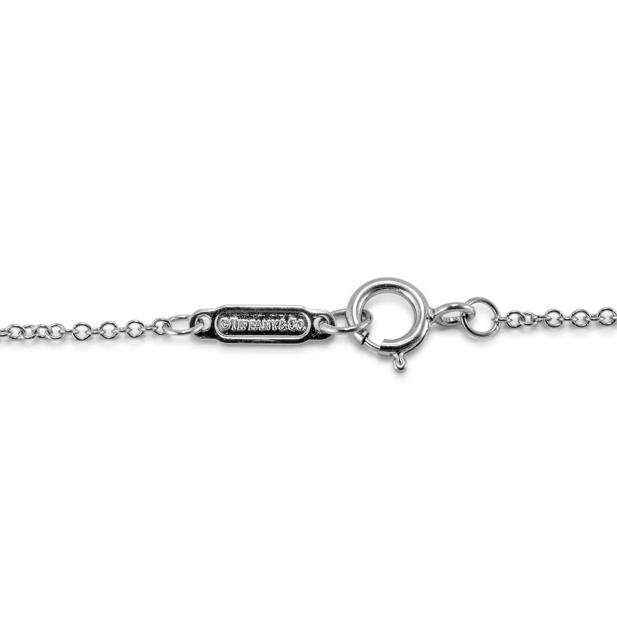 De las mujeres Tiffany & Co. Soleste Platino Halo Diamante Tanzanita Collar en forma de pera en venta