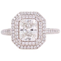 Tiffany & Co. Soleste Radiant Diamond 1.84 Carat Engagement Ring