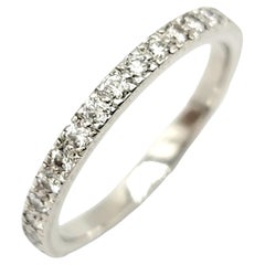 Tiffany & Co. Soleste Round Brilliant Diamond Full Eternity Platinum Band Ring