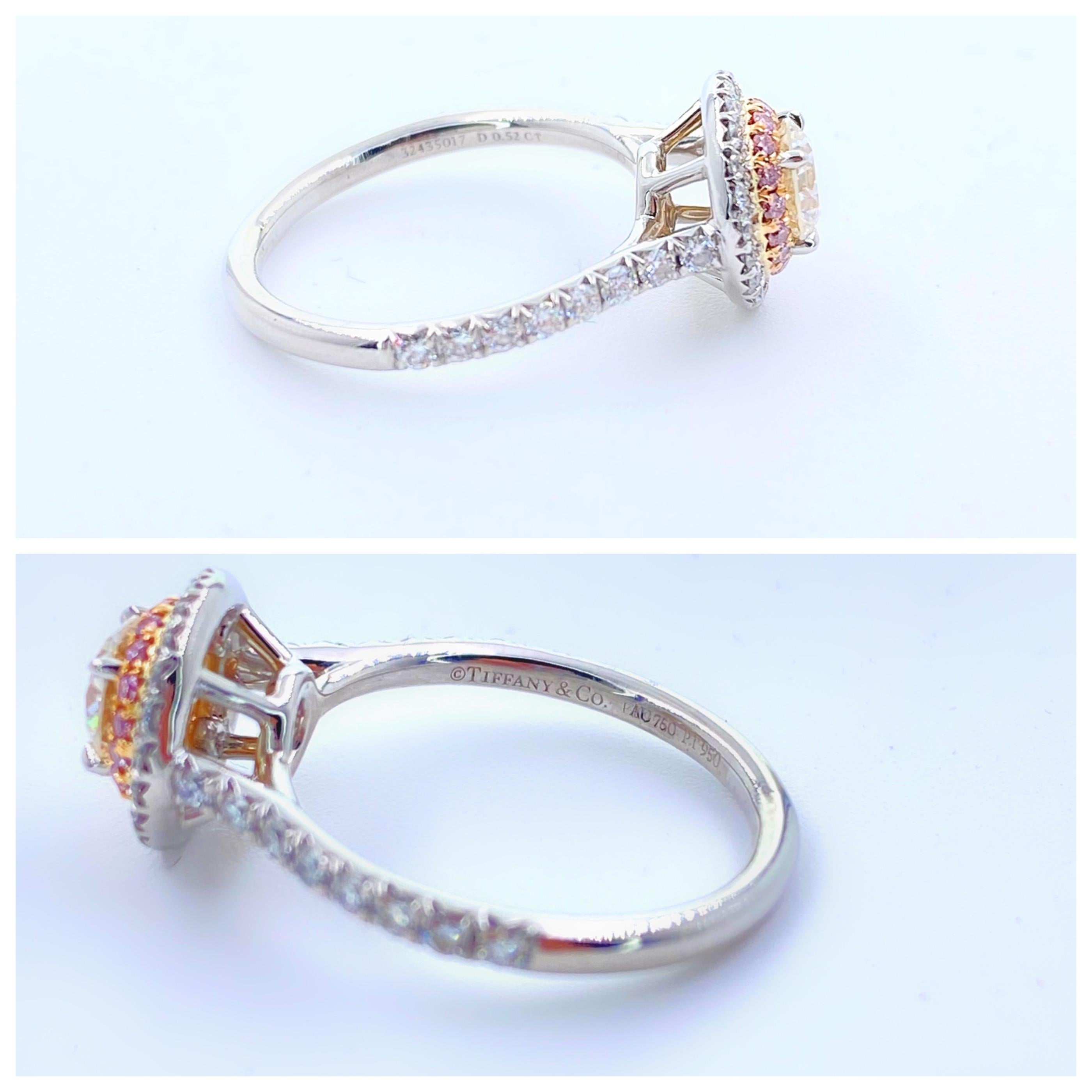 tiffany soleste pink diamond ring