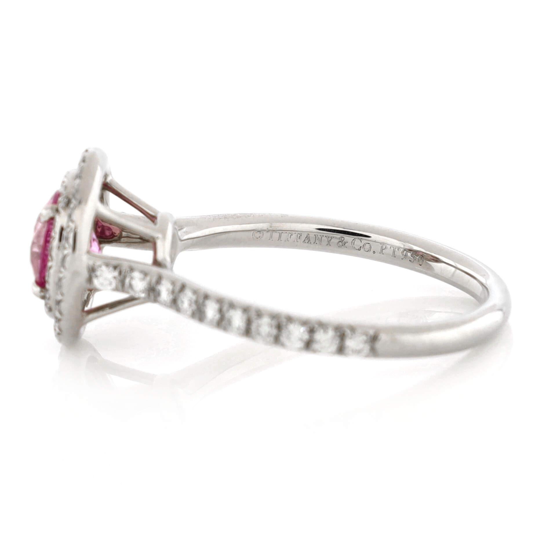 Anello zaffiro shop rosa tiffany