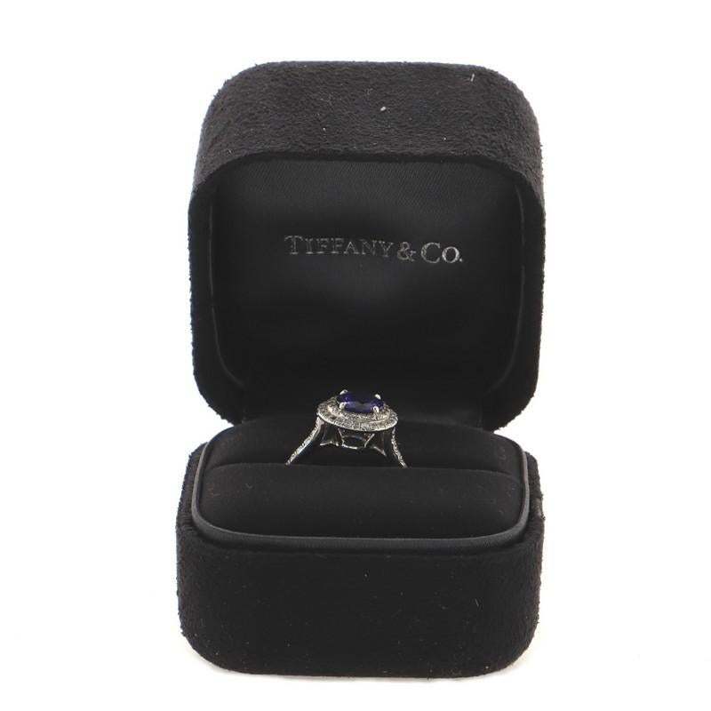 Condition: Great. Minor wear throughout.
Accessories: No Accessories
Measurements: Size: 4.75 - 49, Width: 1.85 mm
Designer: Tiffany & Co.
Model: Soleste Round Ring Platinum with Tanzanite and Diamonds 0.70CT
Exterior Color: Purple, Silver
Item