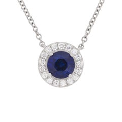 Tiffany & Co. Soleste Sapphire and Diamond Pendant