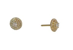 Tiffany & Co. Soleste Stud Diamonds Earrings in 18k Yellow Gold