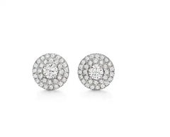 Tiffany & Co. Soleste Stud Diamonds Earrings in Platinum