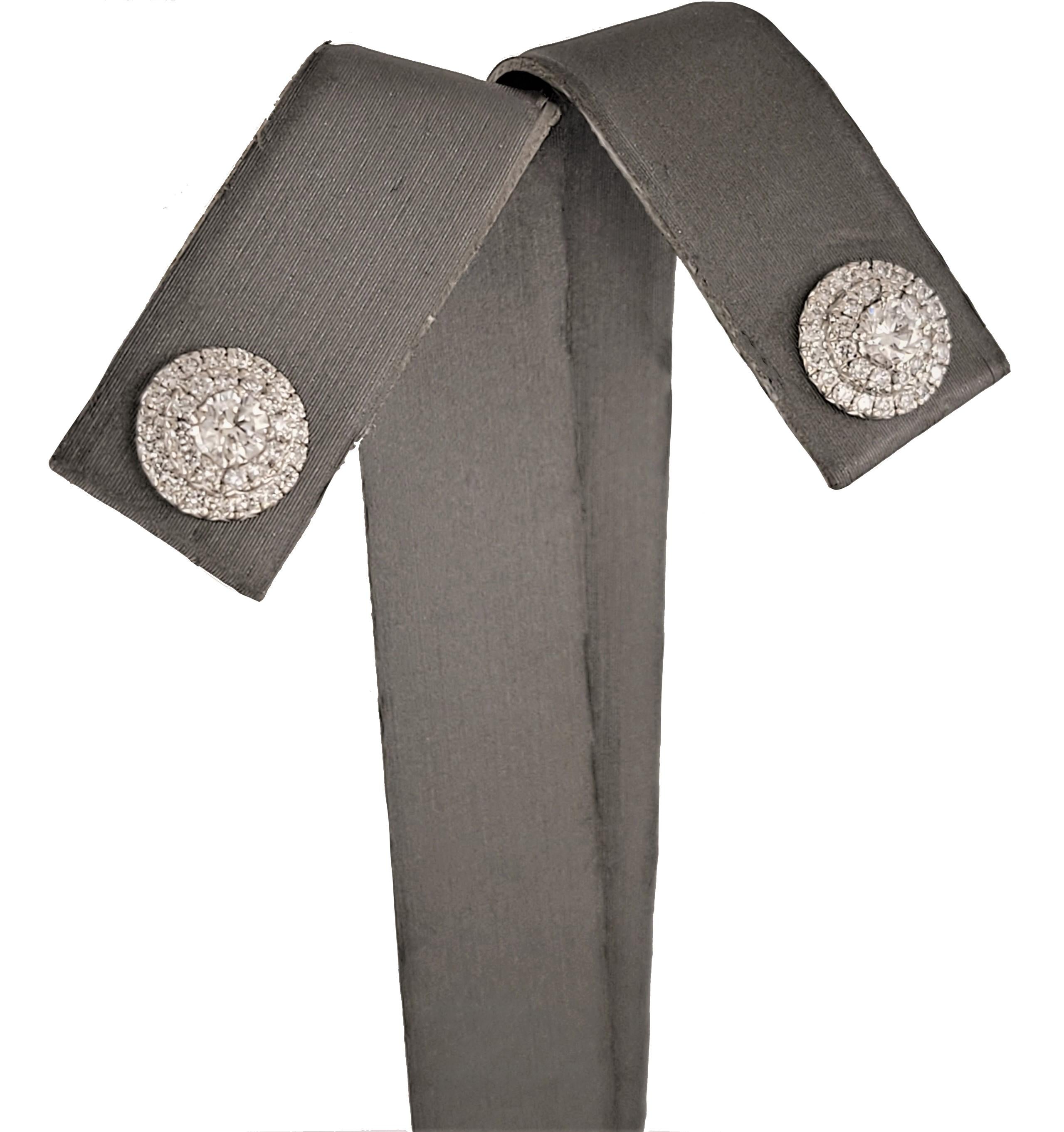Tiffany & Co. Boucles d'oreilles Soleste avec diamants en platine Excellent état - En vente à New York, NY