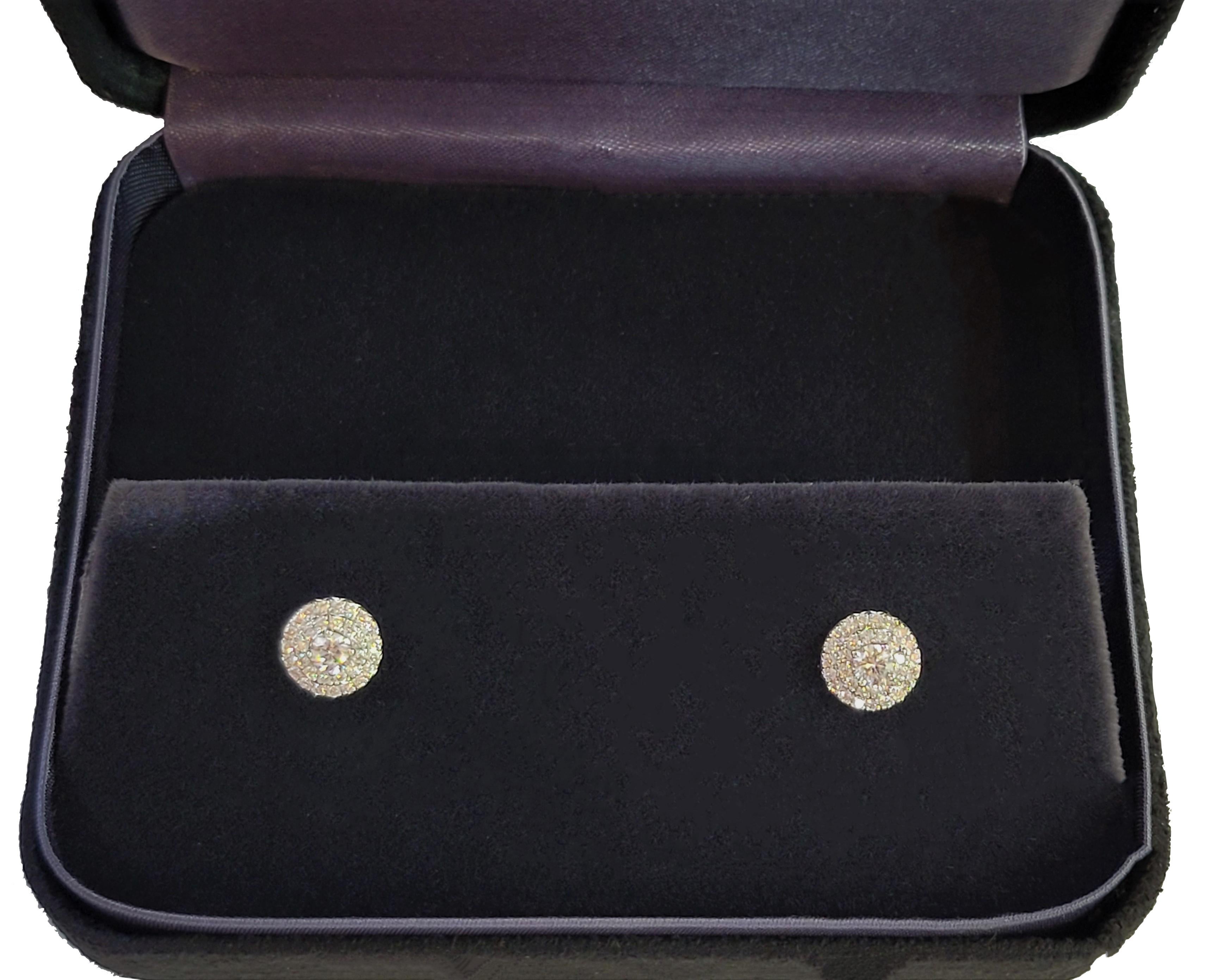 Tiffany & Co. Boucles d'oreilles Soleste avec diamants en platine Pour femmes en vente