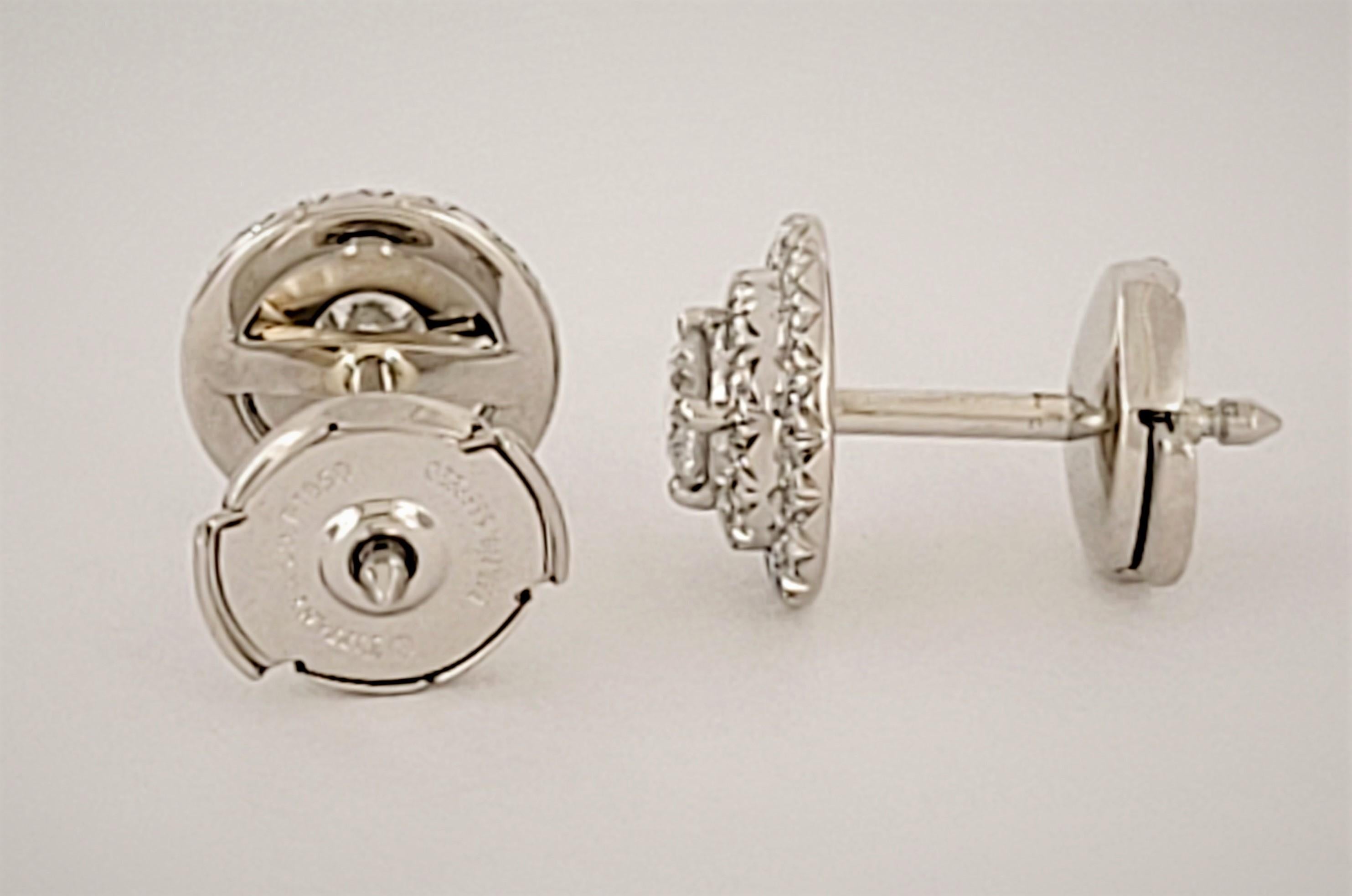 Tiffany & Co. Boucles d'oreilles Soleste avec diamants en platine Pour femmes en vente
