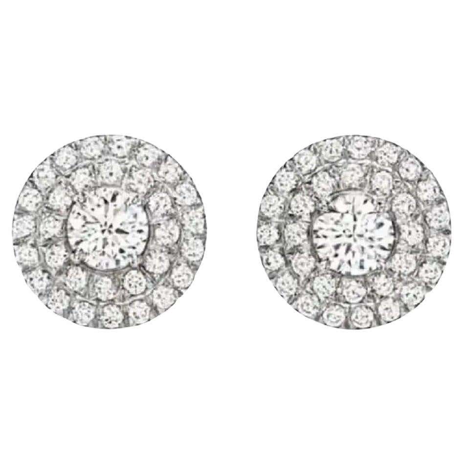 Tiffany & Co. Pendientes Soleste Diamantes en Platino