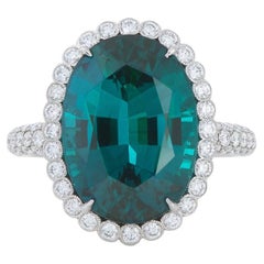 Tiffany & Co. 'Soleste' Tourmaline and Diamond Ring