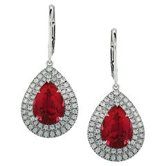 Used Tiffany & Co. Soleste Tourmaline & Diamond Dangle Earrings