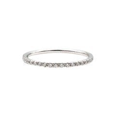 Tiffany & Co. Soleste White Gold Diamond Eternity Band