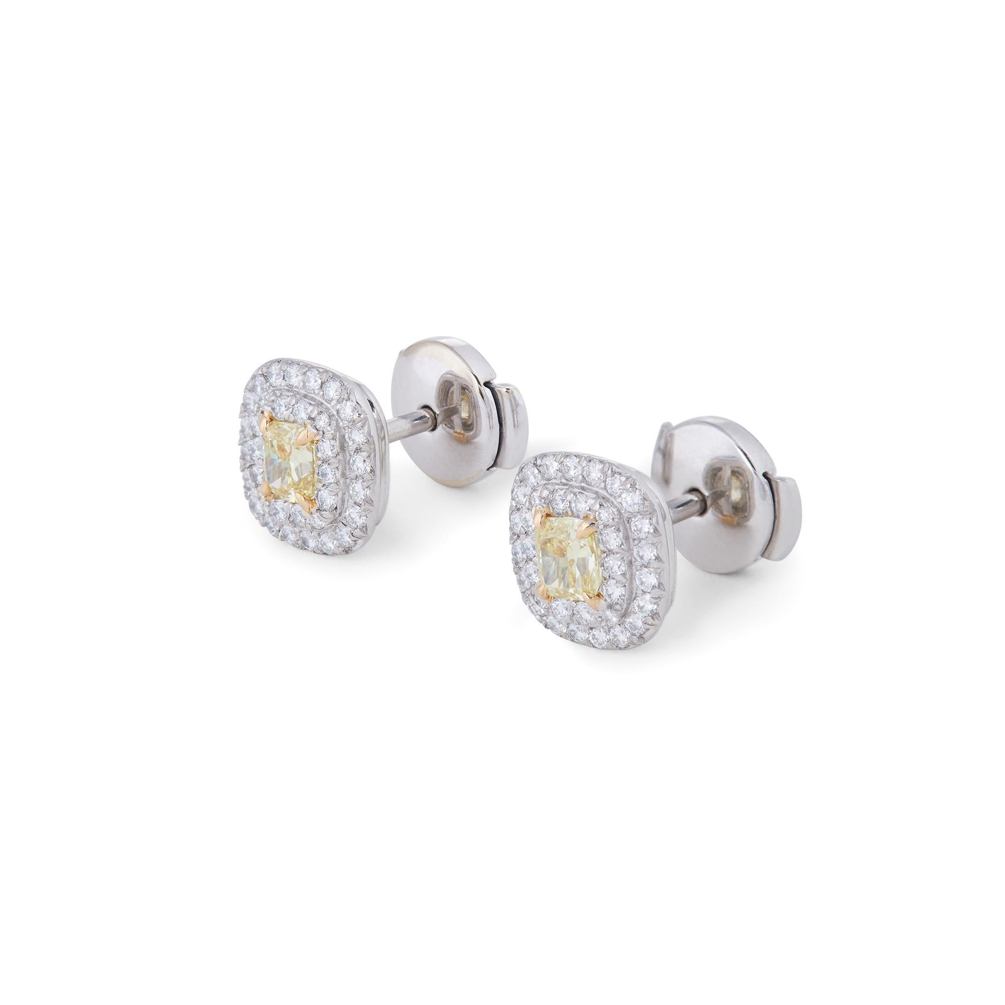 yellow diamond earrings tiffany