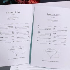 Tiffany & Co. Soleste Yellow Diamond Earrings Platinum