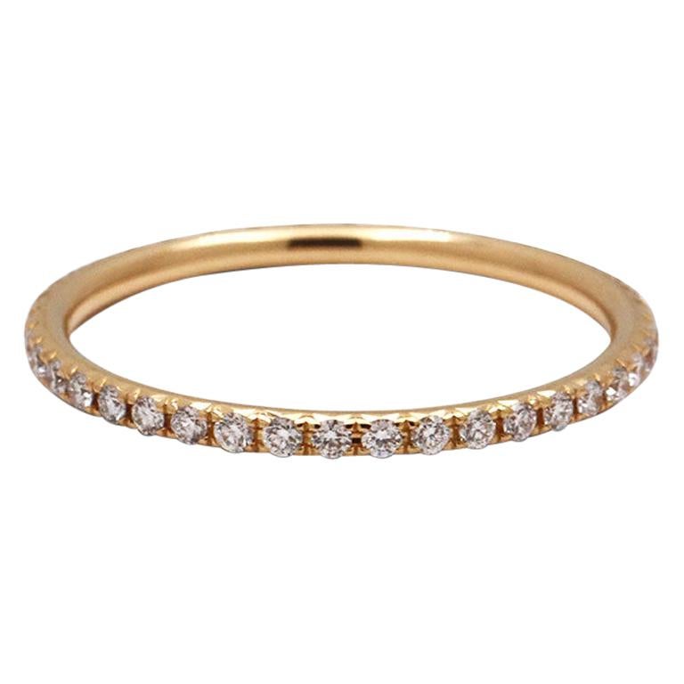 Tiffany & Co. Soleste Yellow Gold Diamond Eternity Band