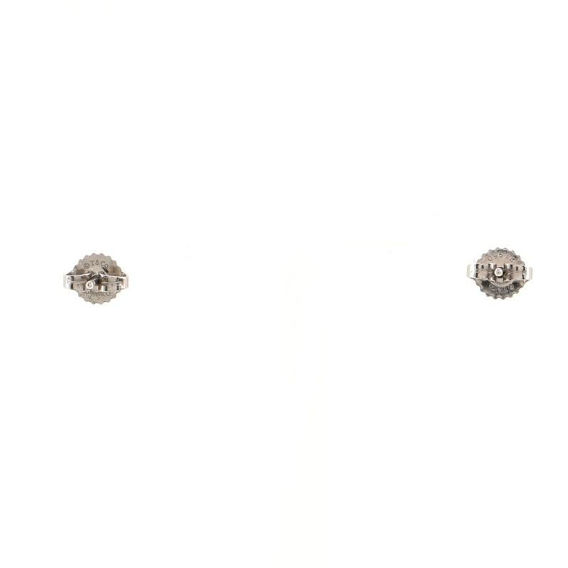 Tiffany & Co. Solitaire Diamond Earrings Platinum and Diamonds .22CT In Good Condition In New York, NY
