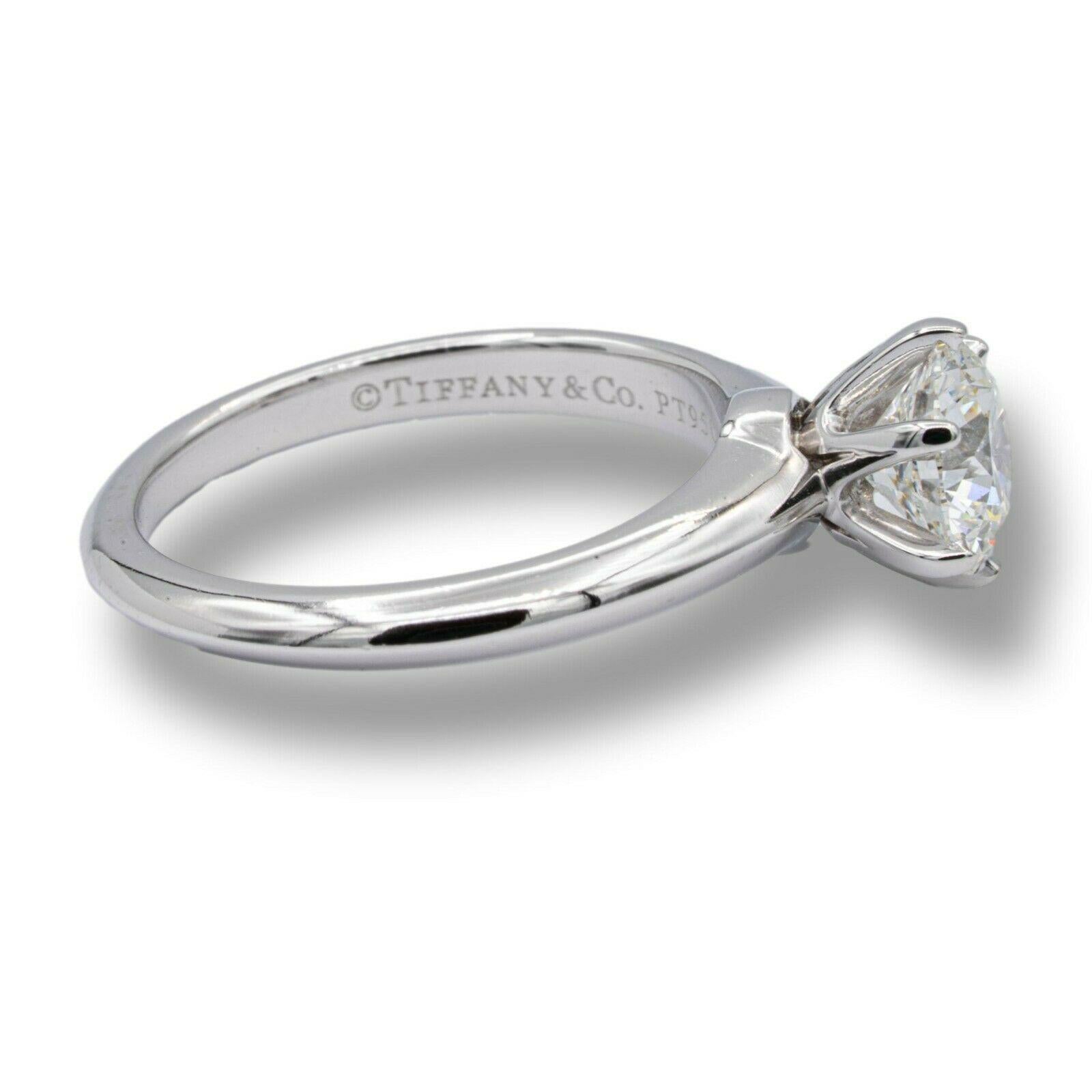 platinum diamond solitaire engagement ring