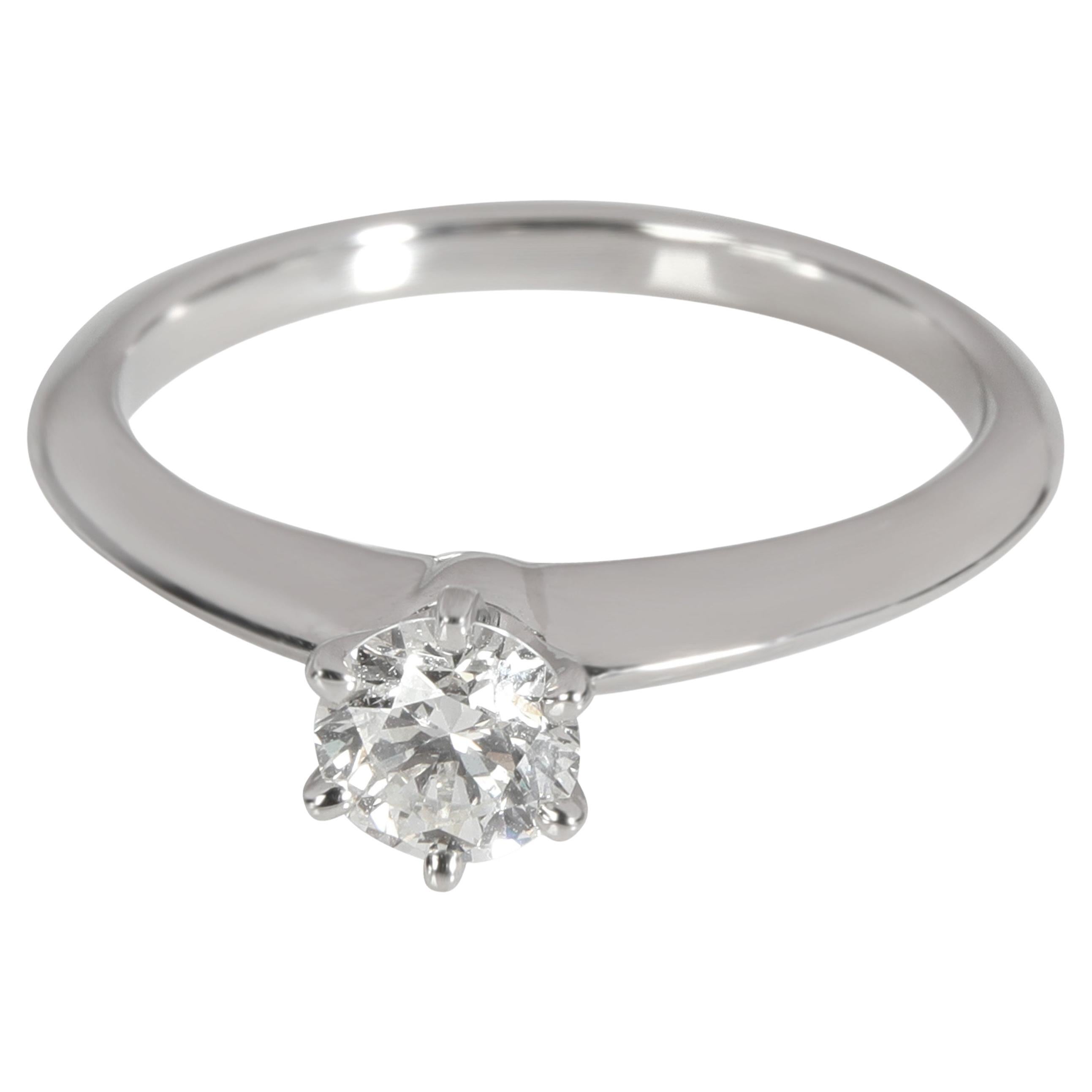 Tiffany and Co 2.72 Carat Diamond Clarity SI1 Color J Platinum Engagement Ring at 1stDibs j