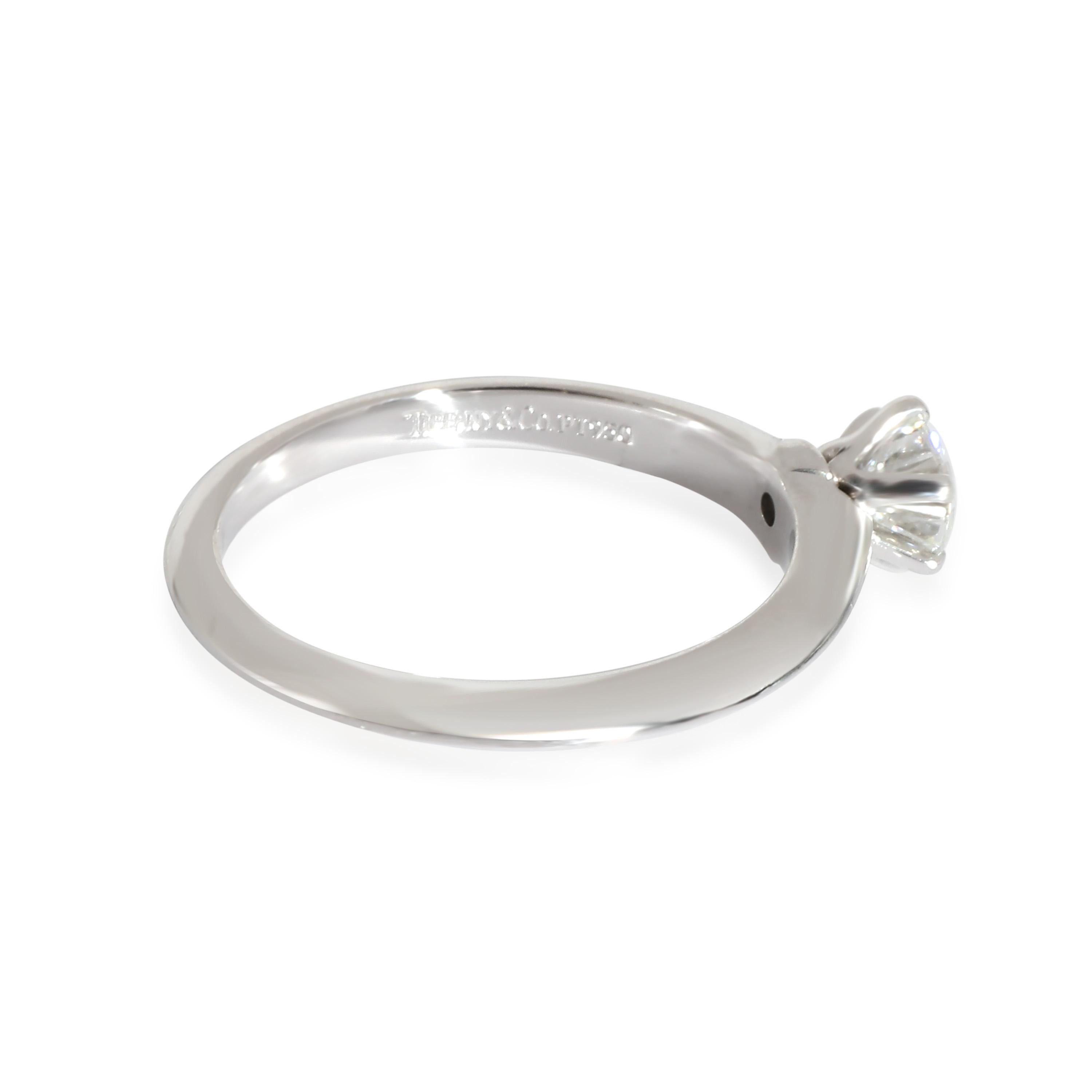 Women's Tiffany & Co. Solitaire Diamond Engagement Ring in Platinum H VS2 0.45 CTW
