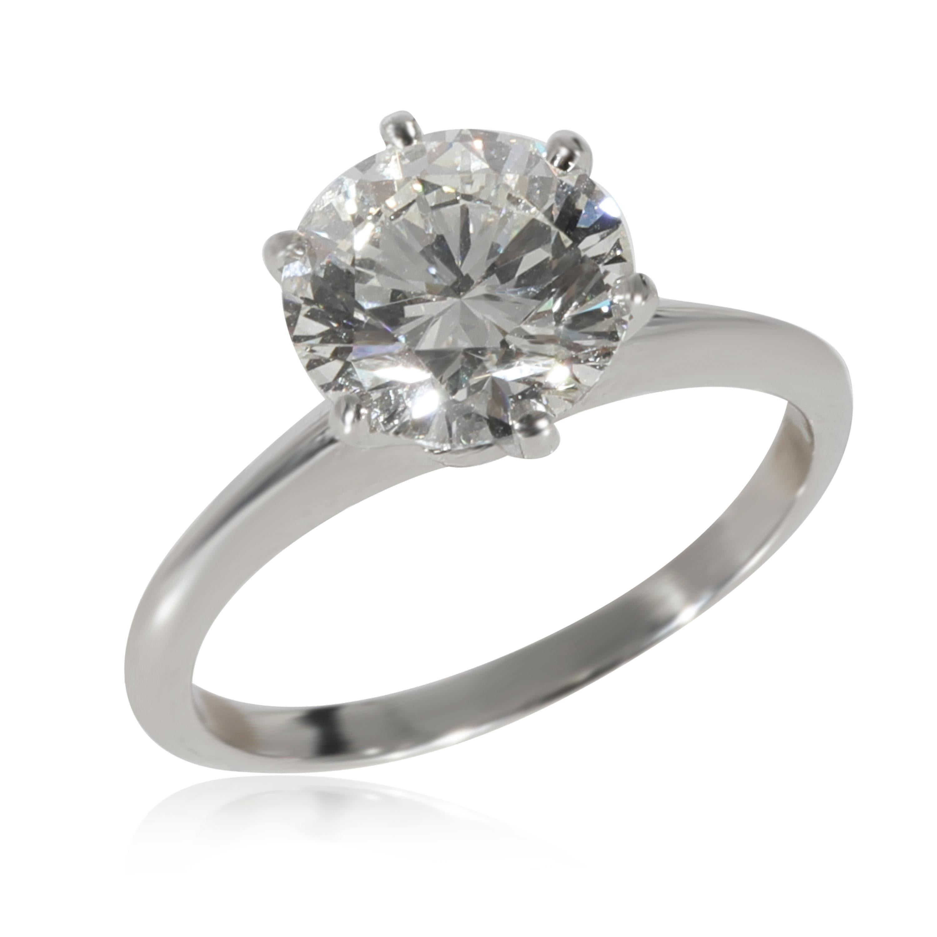 Taille grossière Tiffany & Co. Diamant solitaire  Engagement  Sonneries  Platine I VS1 2,17 carats en vente
