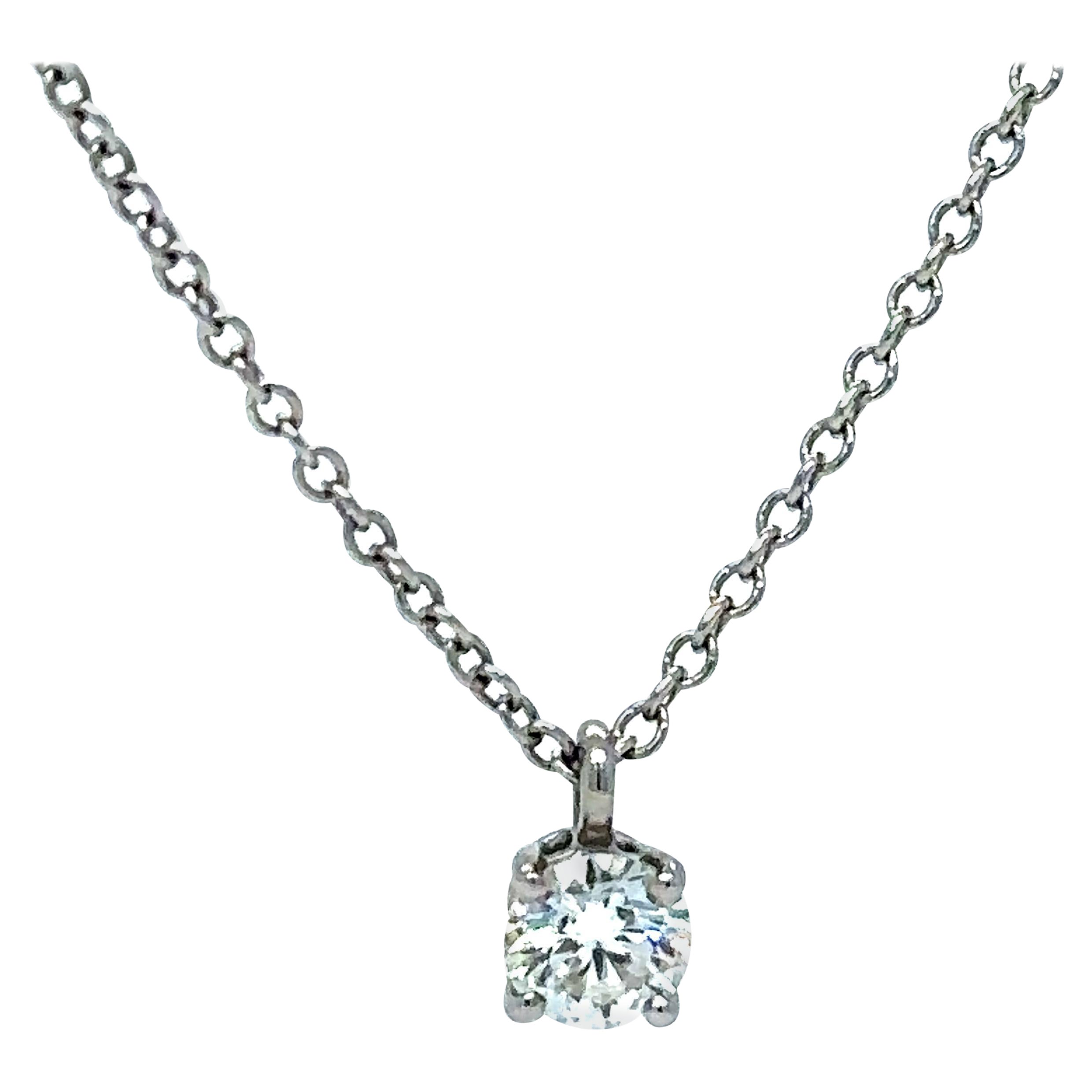 Tiffany & Co Solitär-Diamant-Anhänger 0,21 Karat