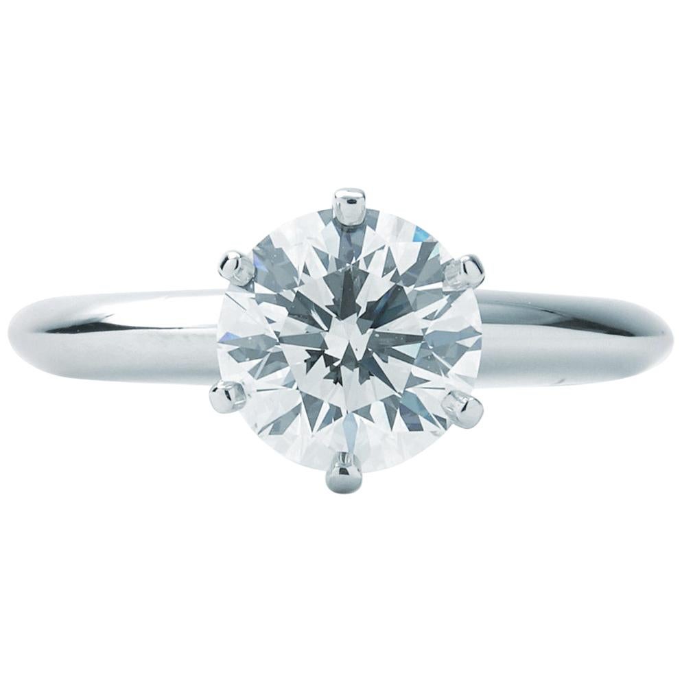 Tiffany & Co. Solitaire Diamond Ring '1.42 Carat HVS2'
