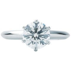 Tiffany & Co. Solitär-Diamantring '1.42 Karat HVS2'