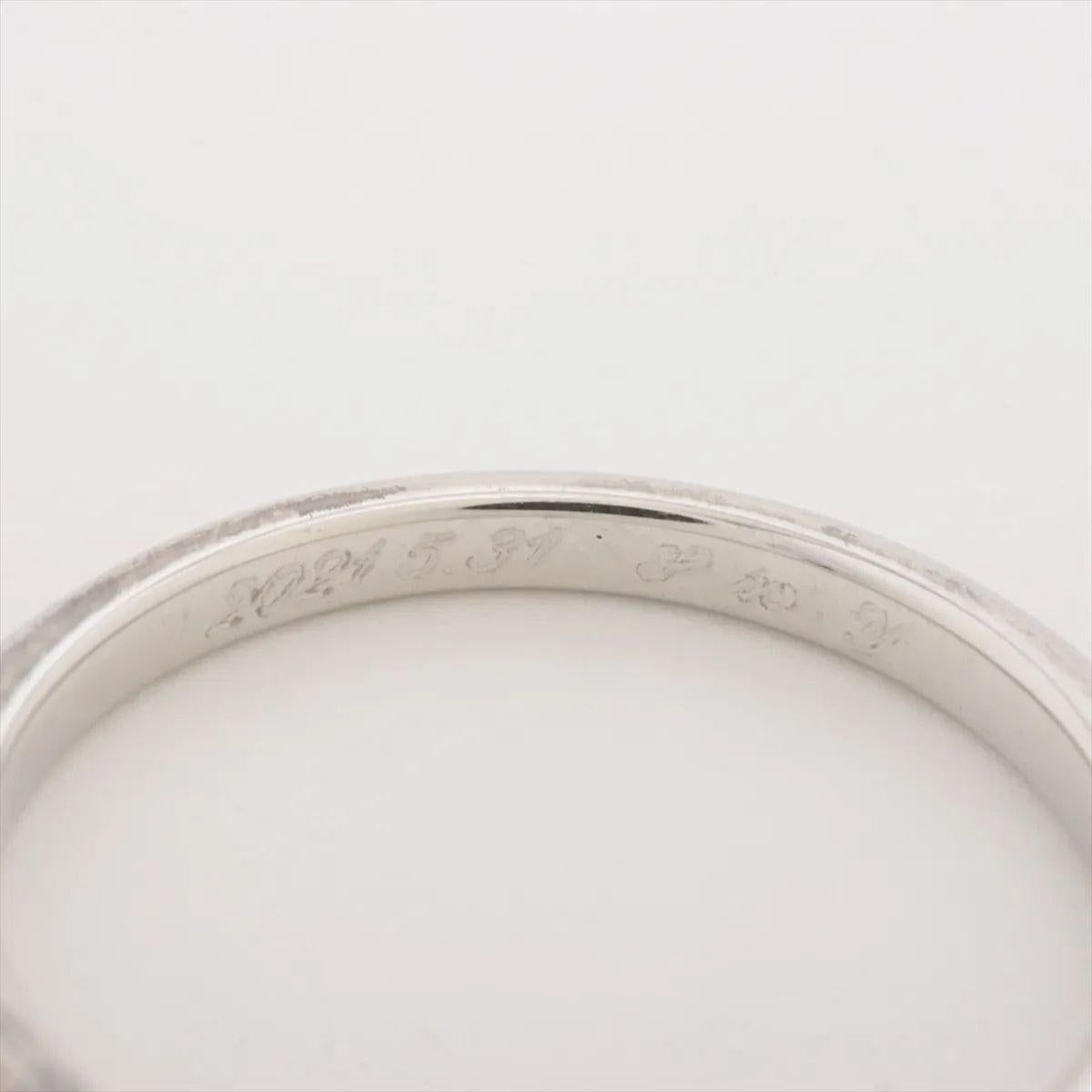 Women's Tiffany & Co. Solitaire Diamond Ring Platinum For Sale