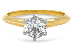 Tiffany & Co Solitaire Engagement Ring 0.82ct
