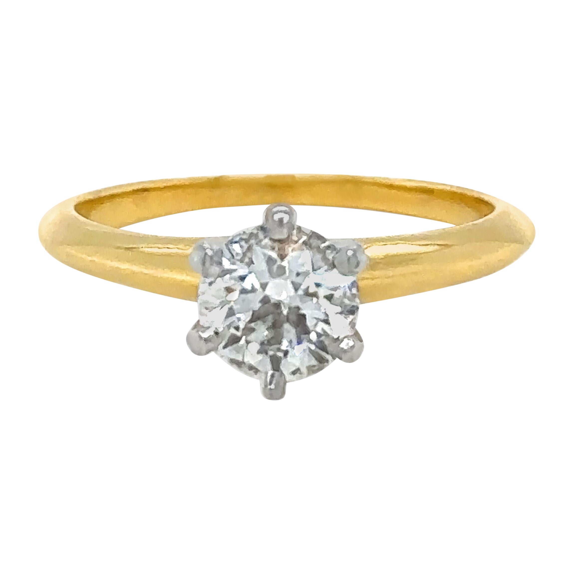 Bague de fiançailles solitaire Tiffany & Co 0,82 carat