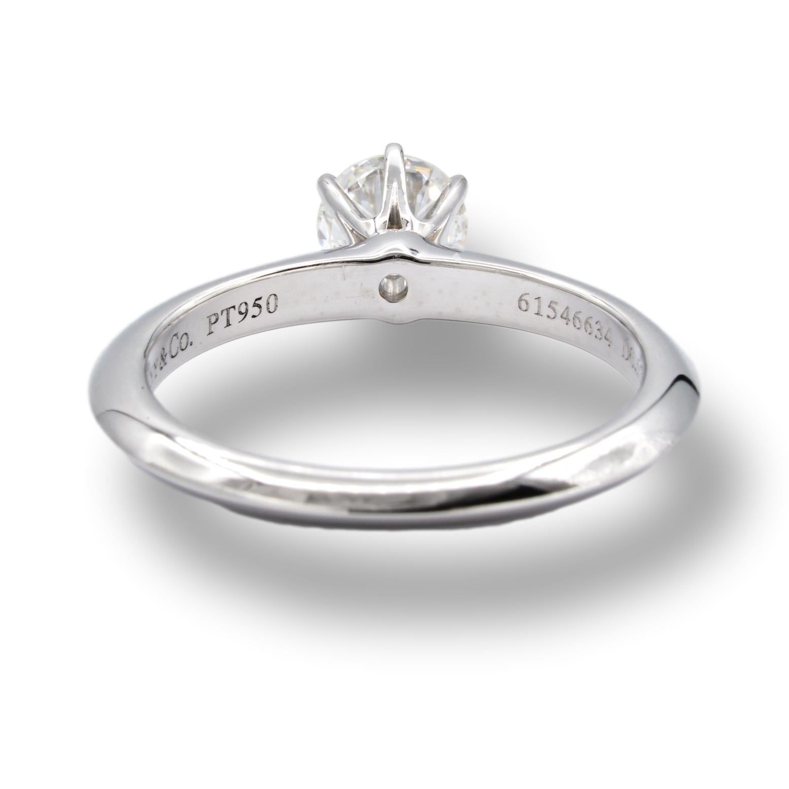 platinum solitaire engagement ring